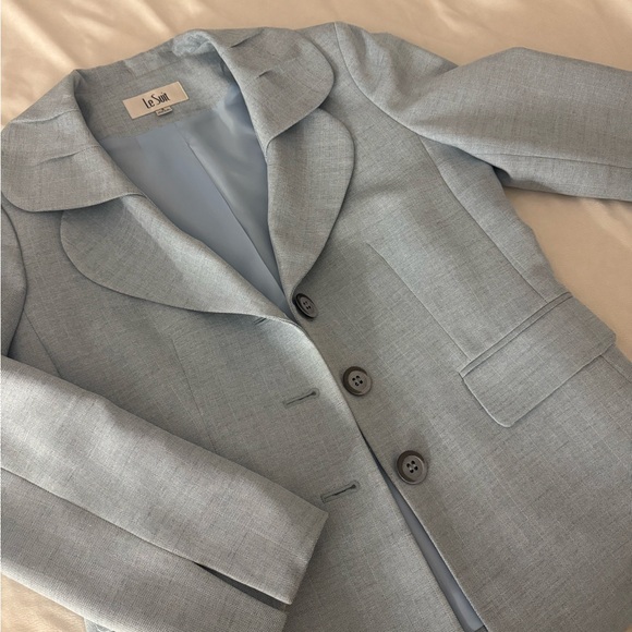 Le Suit Jackets & Blazers - Women's Light Blue Blazer